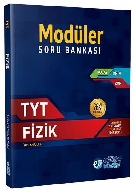 SÜPER FİYAT - Eğitim Vadisi YKS TYT Fizik Modüler Soru Bankası Eğitim Vadisi Yayınları