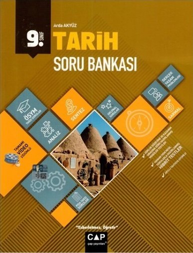 Çap Yayınları 9. Sınıf Tarih Soru Bankası Anadolu Lisesi Video Çözümlü Çap Yayınları