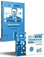 Benim Hocam 2025 KPSS Vatandaşlık Ders Notları + Soru Bankası 2 li Set - Erdal Kesekler Benim Hocam Yayınları