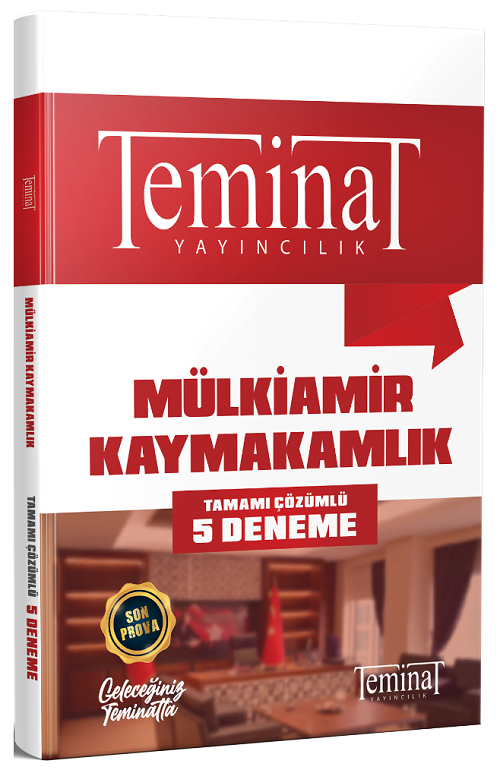 Teminat Kaymakamlık Mülkiamir 5 Deneme Çözümlü Teminat Yayıncılık