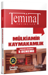 Teminat Kaymakamlık Mülkiamir 5 Deneme Çözümlü Teminat Yayıncılık