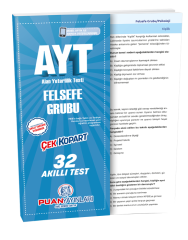 Puan YKS AYT Felsefe Grubu Çek Kopart Akıllı Test Puan Yayınları