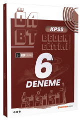 Uzman Kariyer ÖABT Beden Eğitimi Öğretmenliği 6 Deneme PDF Çözümlü Uzman Kariyer Yayınları