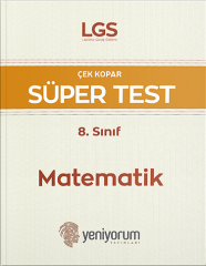 Yeniyorum 8. Sınıf LGS Matematik Süper Test Yeniyorum Yayınları