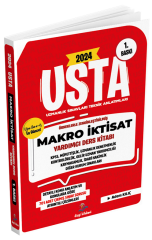 Dizgi Kitap 2024 KPSS Kaymakamlık Hakimlik ve Uzmanlık Sınavları Makro İktisat USTA Yardımcı Ders Kitabı - Adem Kılıç Dizgi Kitap Yayınları