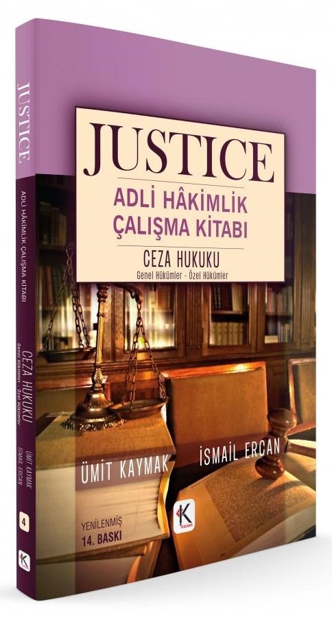 Kuram Justice Adli Hakimlik Çalışma Kitabı Ceza Hukuku (Genel ve Özel Hükümler) Kuram Kitap