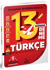 Arı Yayınları YKS TYT Türkçe 13 Günde 13x40 Branş Deneme Arı Yayınları