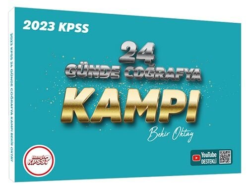 Hangi KPSS 2023 KPSS 24 Günde Coğrafya Kampı - Bekir Oktay Hangi KPSS Yayınları