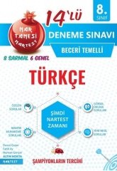 Nartest 8. Sınıf Türkçe Nar Tanesi 14 Deneme Nartest Yayınları