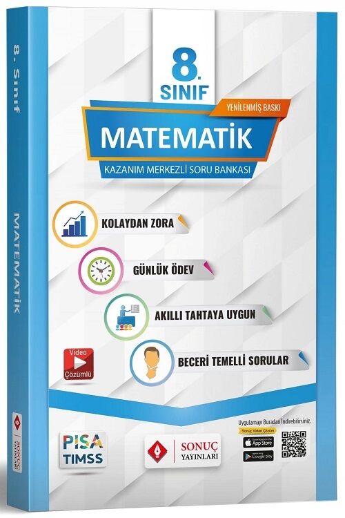 Sonuç 8. Sınıf Matematik Kazanım Merkezli Soru Bankası Modüler Set Sonuç Yayınları