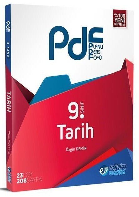 SÜPER FİYAT - Eğitim Vadisi 9. Sınıf Tarih PDF Planlı Ders Föyü Konu Anlatımlı Eğitim Vadisi Yayınları