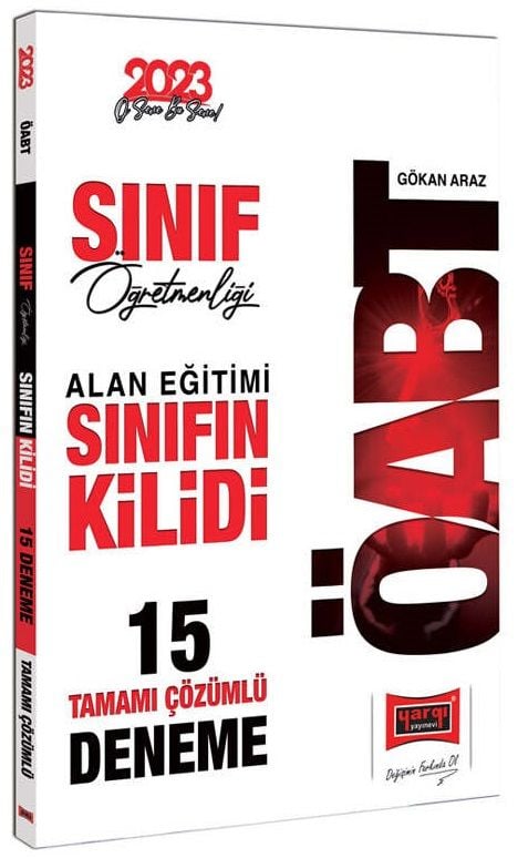 Yargı 2023 ÖABT Sınıf Öğretmenliği Sınıfın Kilidi Alan Eğitimi 15 Deneme Çözümlü Yargı Yayınları