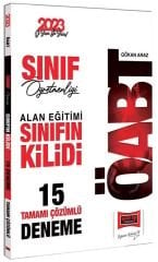 Yargı 2023 ÖABT Sınıf Öğretmenliği Sınıfın Kilidi Alan Eğitimi 15 Deneme Çözümlü Yargı Yayınları