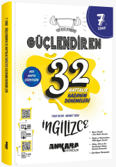 Ankara Yayıncılık 7. Sınıf İngilizce Güçlendiren 32 Haftalık Kazanım Denemeleri Ankara Yayıncılık