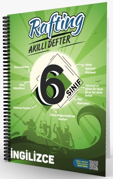 FikriBilim 6. Sınıf İngilizce Rafting Akıllı Defter FikriBilim Yayınları