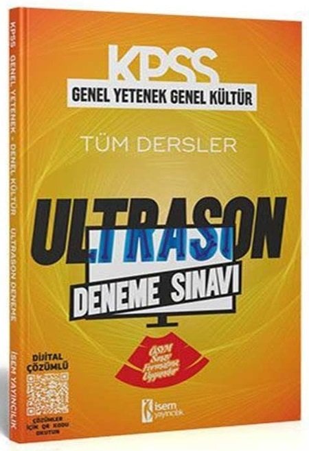 İsem KPSS Genel Yetenek Genel Kültür Ultrason Deneme Çözümlü İsem Yayıncılık