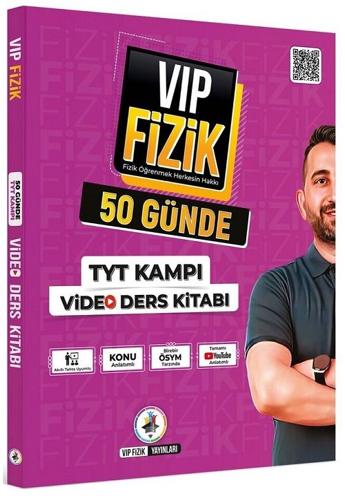 Vip Fizik YKS TYT 50 Günde TYT Kampı Video Ders Kitabı - Kemal Coşkun Vip Fizik Yayınları