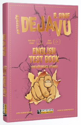 Antrenör 8. Sınıf English Test Book Dejavu Soru Bankası Antrenör Yayınları