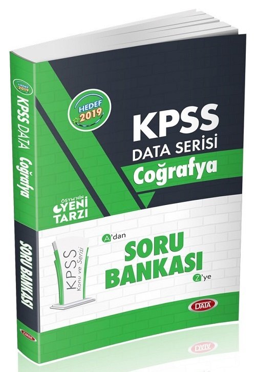 Data 2019 KPSS Coğrafya Soru Bankası Data Yayınları