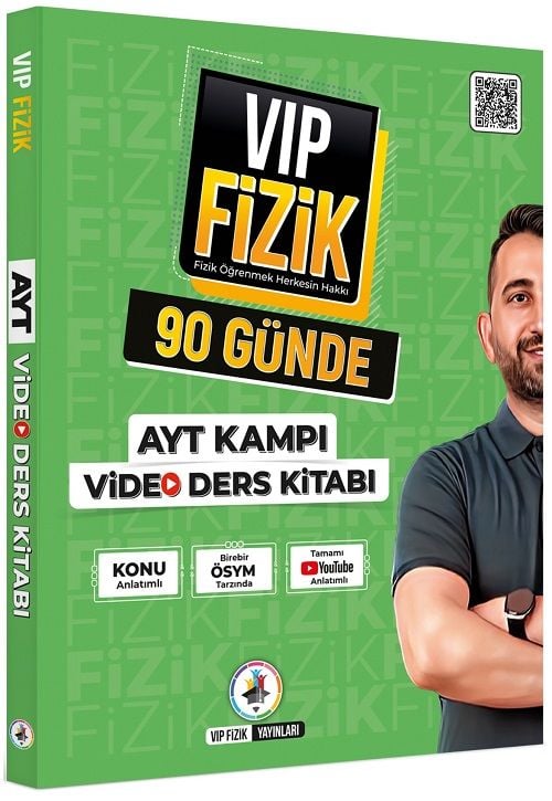 Vip Fizik YKS AYT 90 Günde AYT Kampı Video Ders Kitabı - Kemal Coşkun Vip Fizik Yayınları