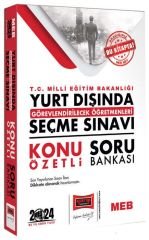 Yargı 2024 MEB Yurt Dışında Görevlendirilecek Öğretmenleri Seçme Sınavı Konu Özetli Soru Bankası Yargı Yayınları