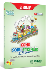 Puan 3. Sınıf 3. Dönem Konu Soru Etkinlik Kitabı Puan Yayınları