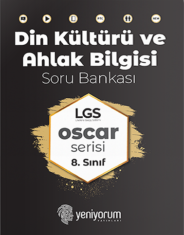 Yeniyorum 8. Sınıf LGS Din Kültürü ve Ahlak Bilgisi Oscar Soru Bankası Yeniyorum Yayınları