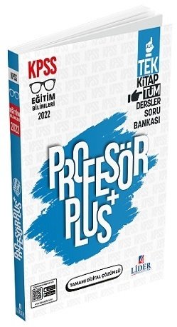 SÜPER FİYAT - Lider 2022 KPSS Eğitim Bilimleri Profesör Soru Bankası Tek Kitap Çözümlü Lider Yayınları