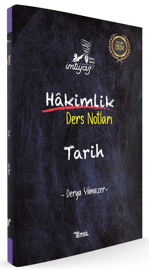 Temsil 2024 İMTİYAZ Hakimlik Tarih Ders Notları - Derya Yılmazer Temsil Kitap Yayınları