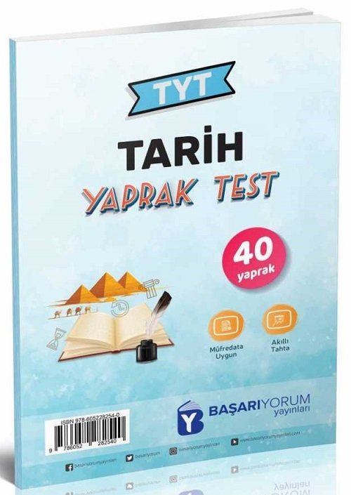 Başarıyorum YKS TYT Tarih 40 Yaprak Test Başarıyorum Yayınları