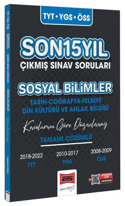 Yargı TYT YGS ÖSS Sosyal Bilimler Son 15 Yıl Çıkmış Sınav Soruları Yargı Yayınları