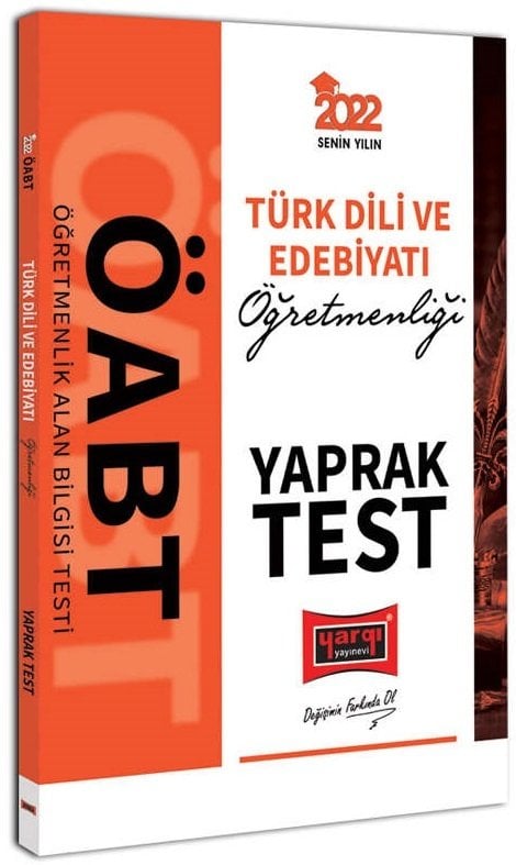 Yargı 2022 ÖABT Türk Dili ve Edebiyatı Öğretmenliği Yaprak Test Yargı Yayınları