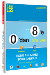 Tonguç 8. Sınıf LGS 0 dan 8 e Sayısal Konu Anlatımlı Soru Bankası Tonguç Akademi