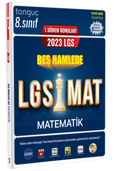 Tonguç 2023 8. Sınıf LGS Matematik 5 Hamlede 1. Dönem Konuları Tonguç Akademi