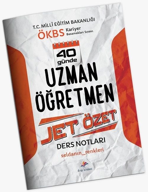 Dizgi Kitap MEB ÖKBS Uzman Öğretmen 40 Günde Jet Özet Ders Notları Dizgi Kitap