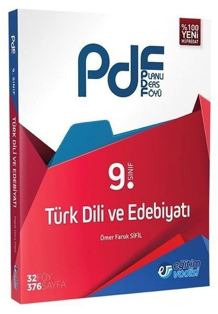 SÜPER FİYAT - Eğitim Vadisi 9. Sınıf Türk Dili Edebiyatı PDF Planlı Ders Föyü Konu Anlatımlı Eğitim Vadisi Yayınları