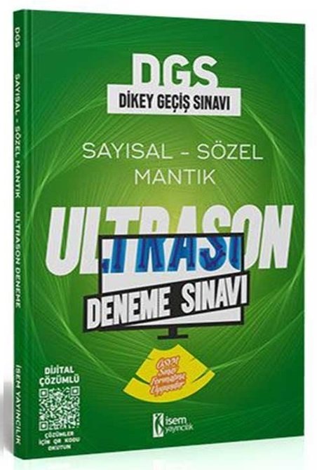 İsem DGS Ultrason Deneme Çözümlü İsem Yayıncılık