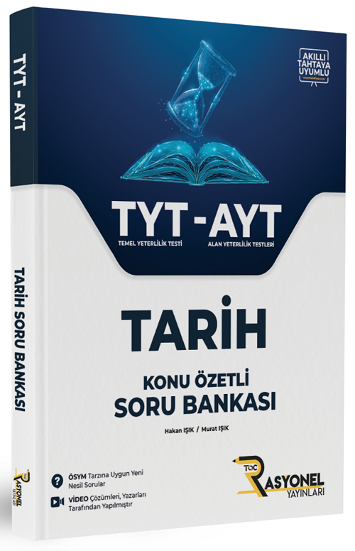 Rasyonel YKS TYT AYT Tarih Konu Özetli Soru Bankası Rasyonel Yayınları