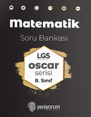 Yeniyorum 8. Sınıf LGS Matematik Oscar Soru Bankası Yeniyorum Yayınları