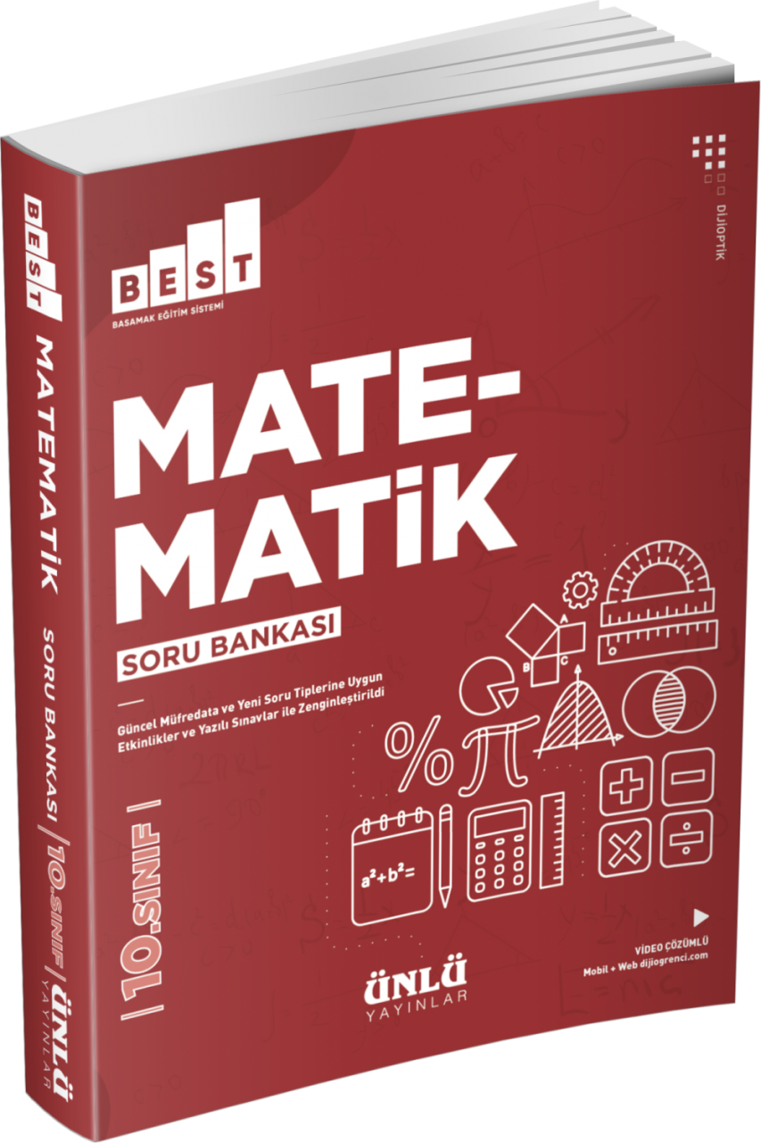 Ünlü 10. Sınıf Matematik BEST Soru Bankası Ünlü Yayınları