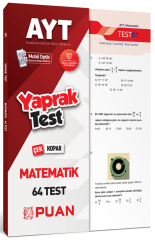 Puan YKS AYT Matematik Yaprak Test Puan Yayınları