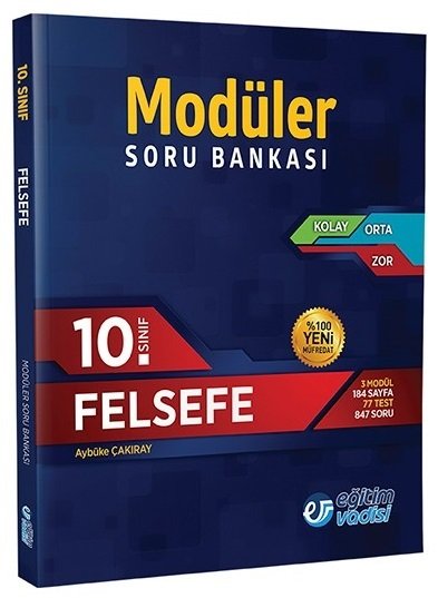 SÜPER FİYAT - Eğitim Vadisi 10. Sınıf Felsefe Modüler Soru Bankası Eğitim Vadisi Yayınları