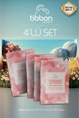 Tibbon Season Spring Midi Defter Dikişli 4 lü Set - 64