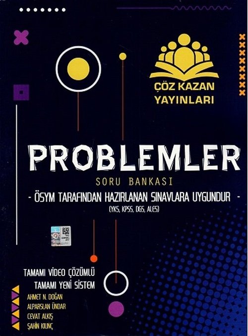 Çöz Kazan Problemler Soru Bankası Video Çözümlü Çöz Kazan Yayınları