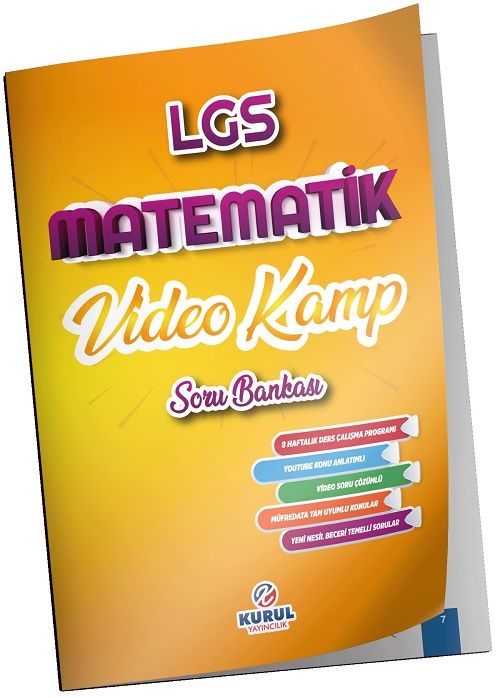 Kurul 8. Sınıf LGS Matematik Video Kamp Soru Bankası Kurul Yayıncılık