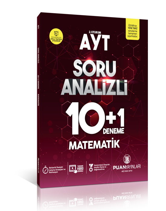 Puan YKS AYT Matematik Soru Analizi 10+1 Deneme Puan Yayınları