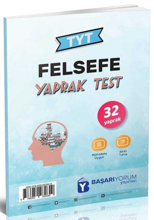 Başarıyorum YKS TYT Felsefe 32 Yaprak Test Başarıyorum Yayınları