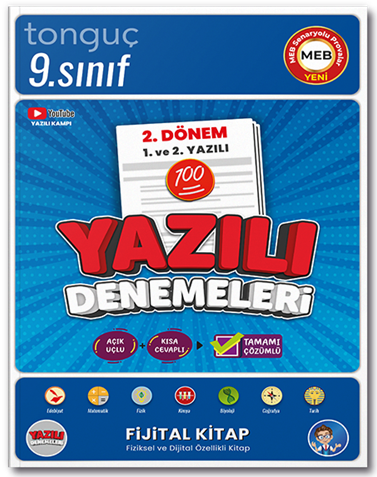 Tonguç  9. Sınıf Tüm Dersler 2. Dönem 1. Yazılı ve 2. Yazılı Denemeleri Tonguç Akademi