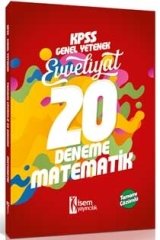 İsem 2018 KPSS Matematik Evveliyat 20 Deneme Çözümlü İsem Yayınları