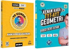 SÜPER FİYAT - Mert Hoca + Kr Akademi 2024 YKS TYT AYT 70 Günde Matematik + Geometri Kampı Video Ders Kitabı 2 li Set - Kenan Kara, Mert Güven Kr Akademi + Mert Hoca Yayınları